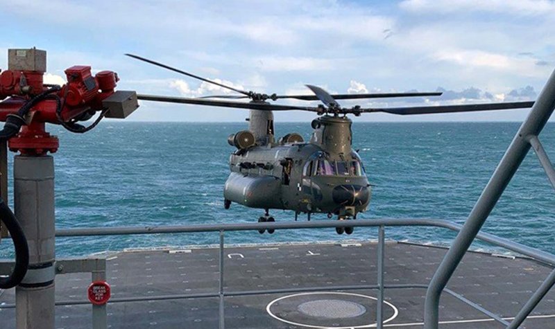 RFA Tidesurge trials Chinooks