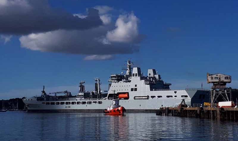 RFA Tidesurge to begin sea trials