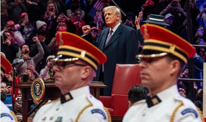 Trump enters the White House promising into bring the US military to a “golden age”