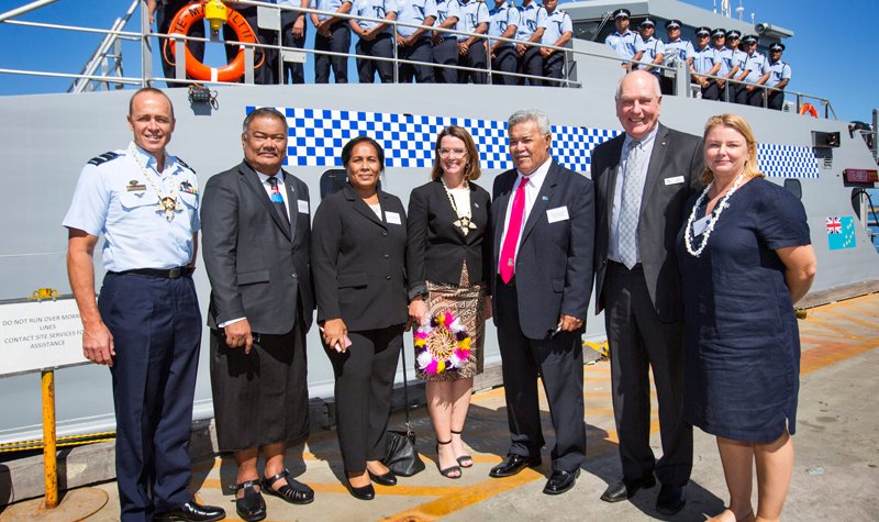 Tuvalu receives Guardian-class patrol boat