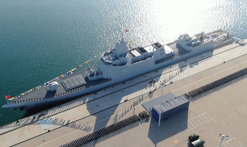 China commissions its most sophisticated surface combatant