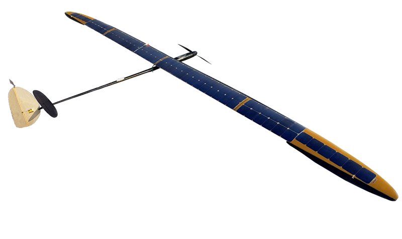 Solar powered SAT-I flies for ten hours