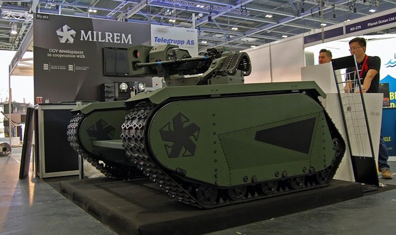 DSEI 2015: Multi-mission UGV showcases weapon variant 