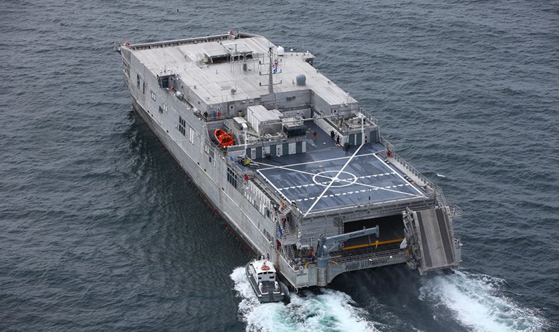 Latest fast transport vessel for USN completes acceptance trials
