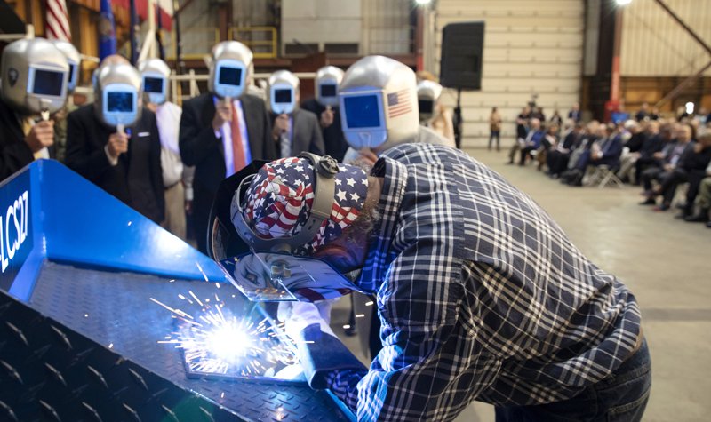 Construction begins on the future USS Nantucket