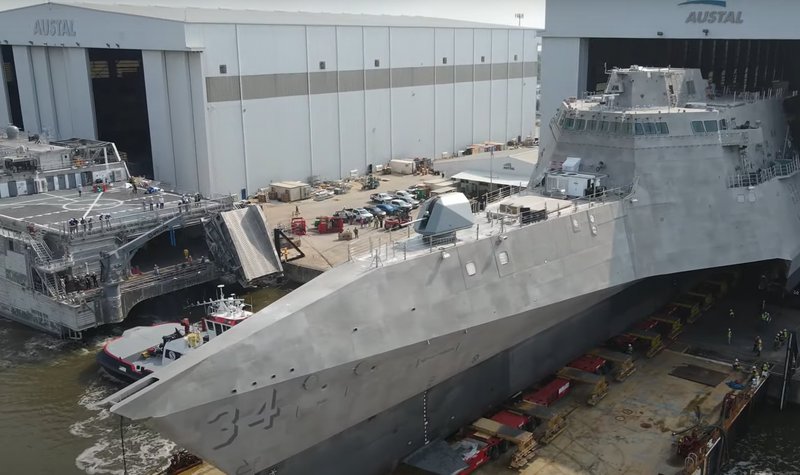 Austal launches future USS Augusta