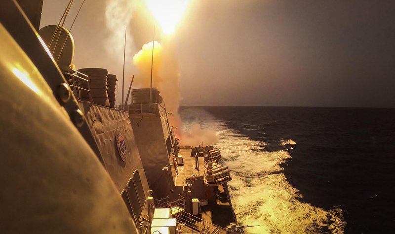 Houthi militants target US commercial and military vessels