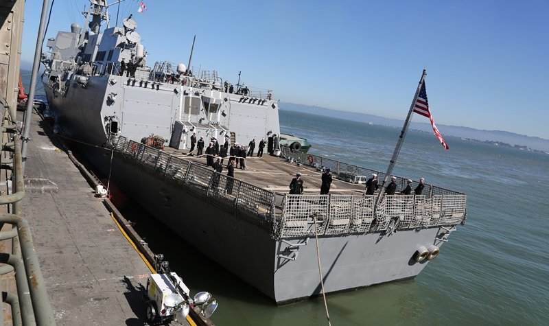 US Navy testing mid-ocean missile restocking system in case of conflict with China