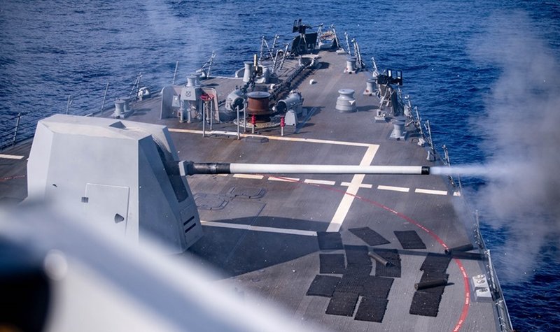 US Navy sends second destroyer to patrol its own southern border