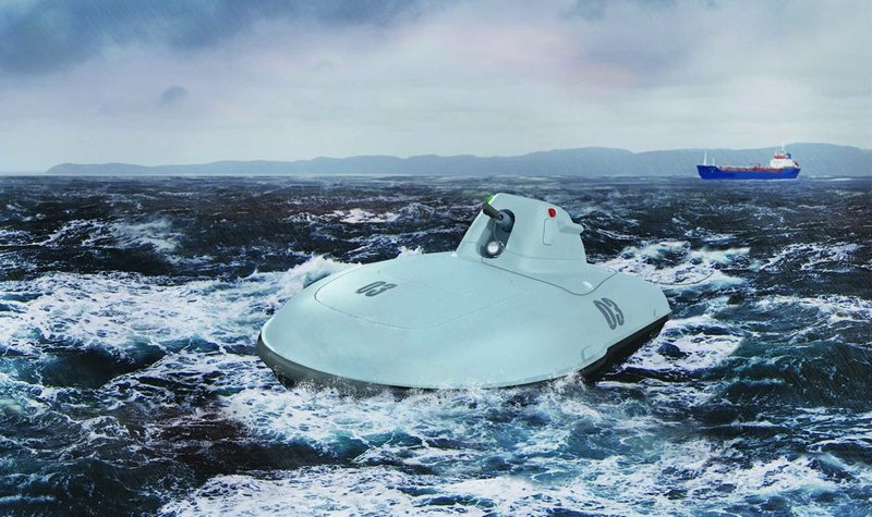 UAVOS unmanned boat for remote refuelling