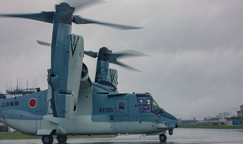 JGSDF officially receives first Osprey