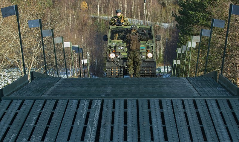 First delivery of new military bridges to British Army