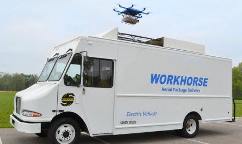 Drones delivering packages in US pilot