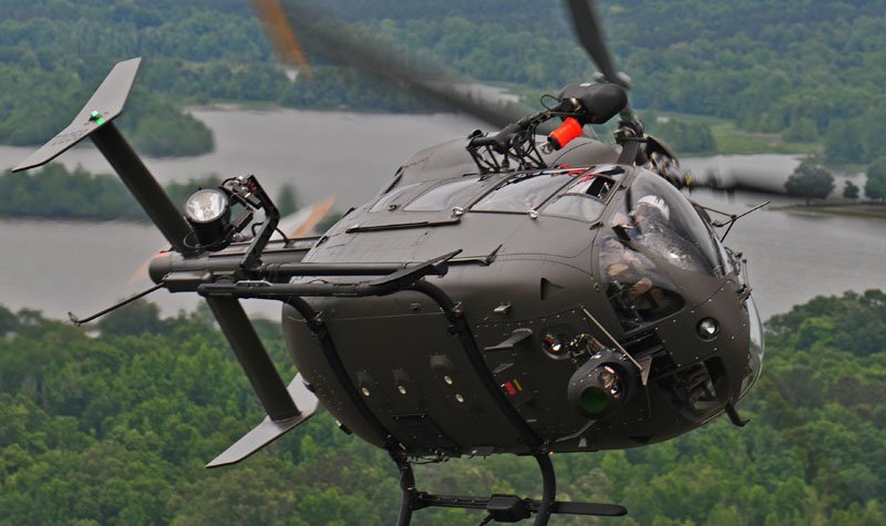 Lakota flies while Leonardo spies navy trainer