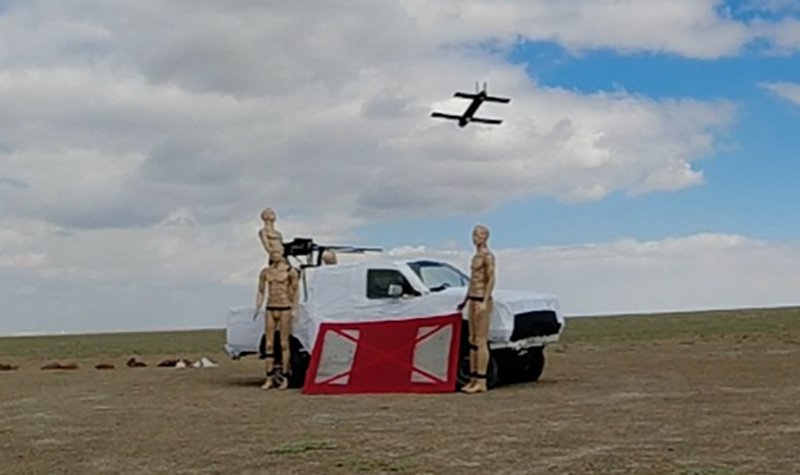 Alpagu kamikaze UAV hits the target