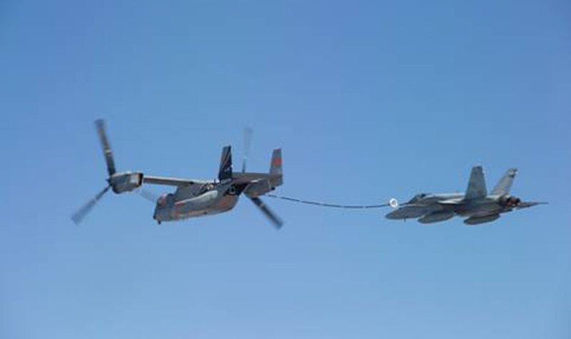 Bell Boeing initiates V-22 aerial refueling tests