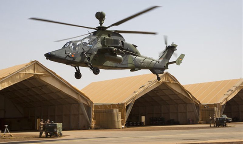 German Army Tiger helicopter crashes in Mali