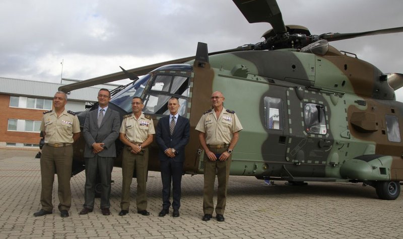 Spain gets first NH90 helicopters