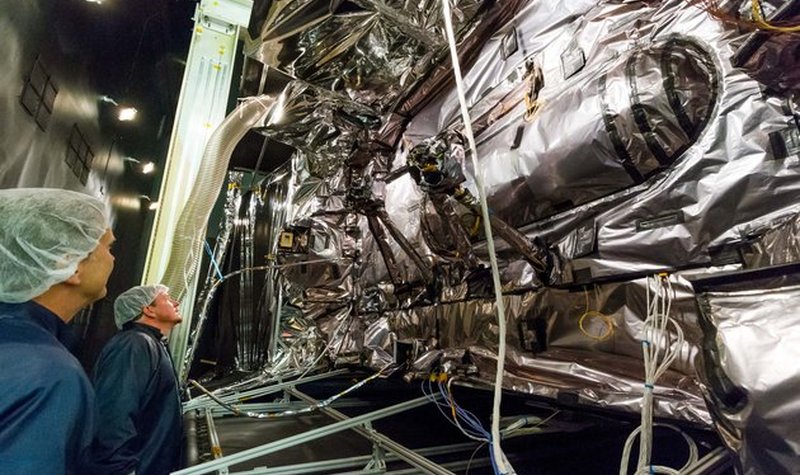 GPS III satellite completes TVAC test