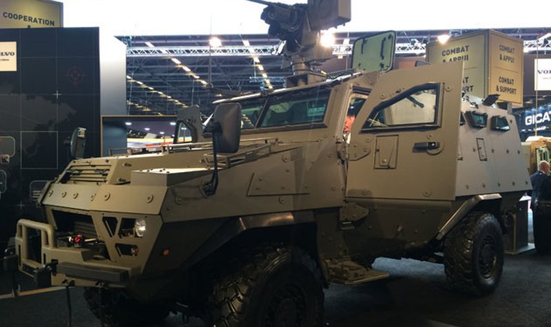 Eurosatory: Swedish SF vehicles drive in