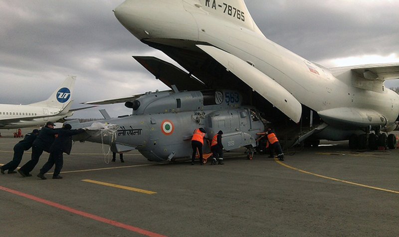 India gets two repaired Ka-31 helicopters