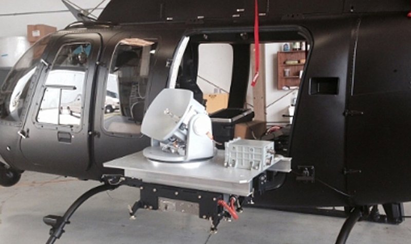 Hughes transmits through rotor blades
