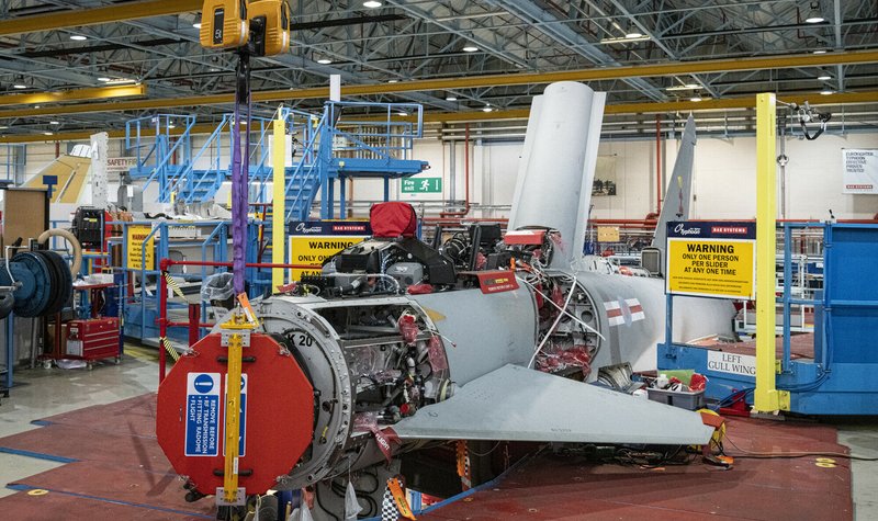 RAF Typhoon fitted with Leonardo radar designed to enhance capabilities
