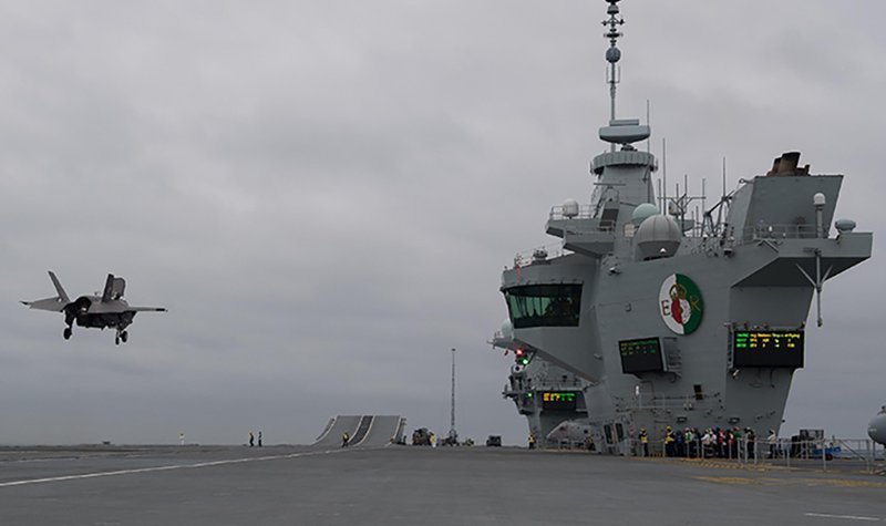 Queen Elizabeth undergoes precision landing system certification