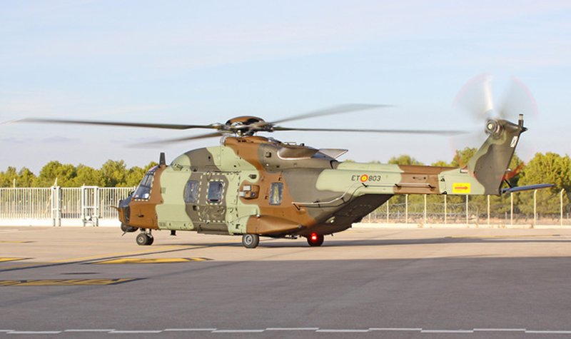 NH90 Tactical Transport Helicopter delivered to Spain