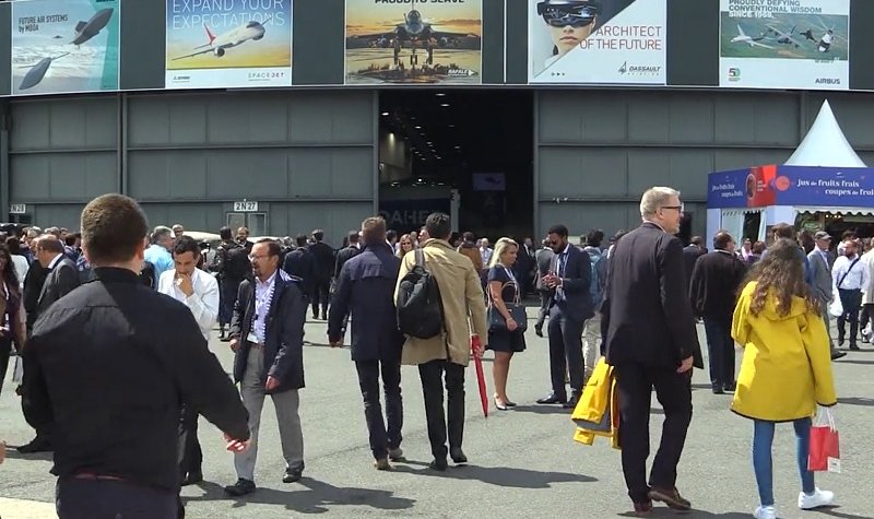 Paris Air Show: Behind the facade (video)