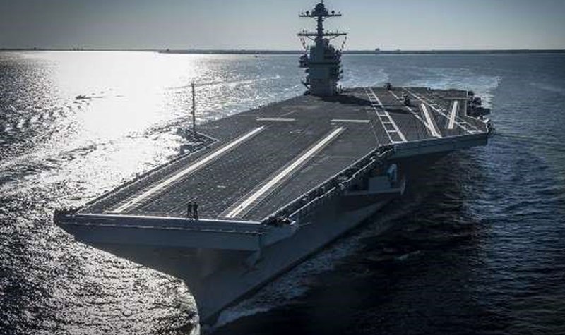 Globecomm systems for USS Gerald R Ford