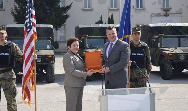 Bosnia receives HMMWVs from US government
