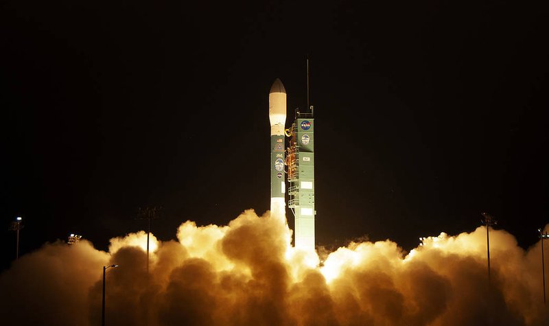 NASA blasts off space laser satellite to track ice loss