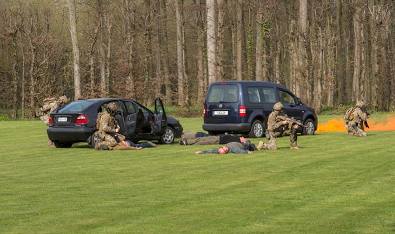 Belgium’s special forces show of force