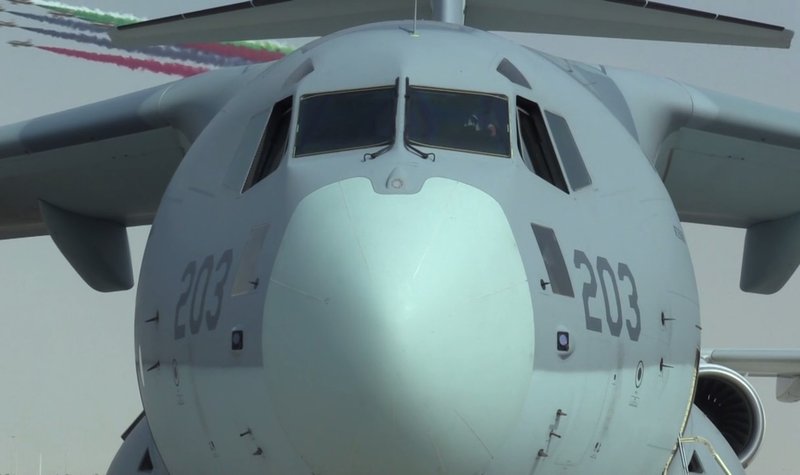 Dubai Airshow 2017: Japan's C2 makes a presence (video)