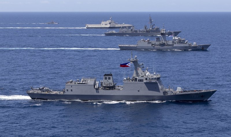 US, Japan, Australia and the Philippines conduct major military exercise in South China Sea