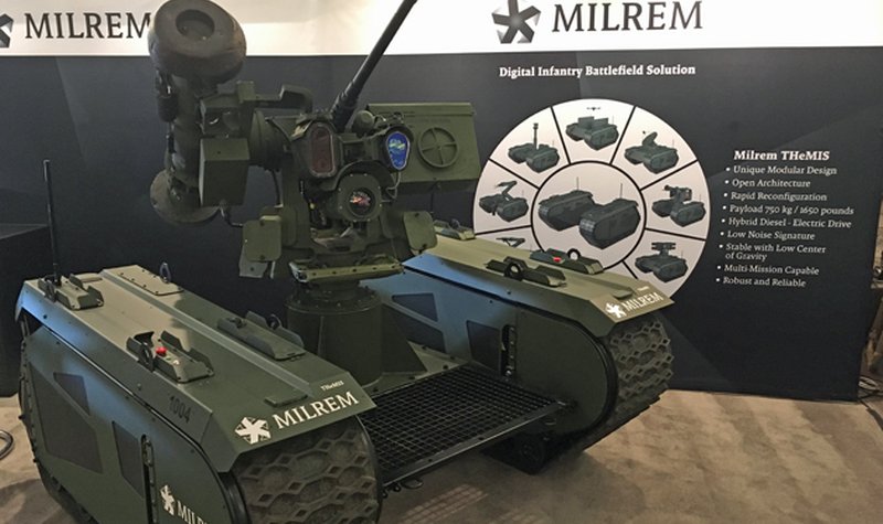 UGV weaponised with Javelin