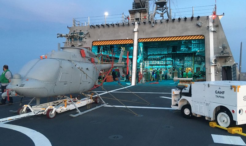Coronado begins MQ-8C underway operational testing