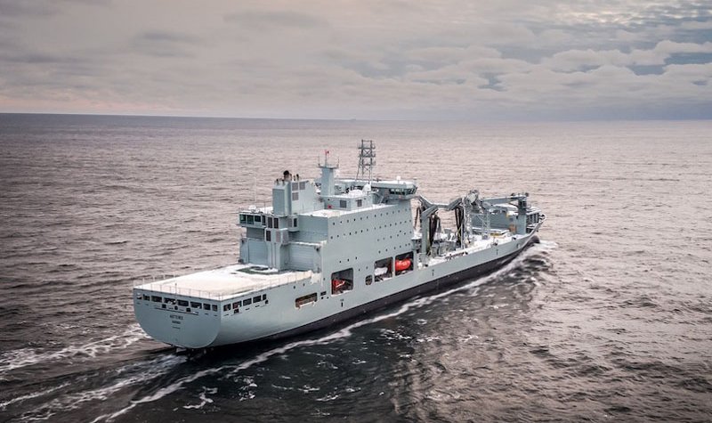 First Canadian support ship delivered