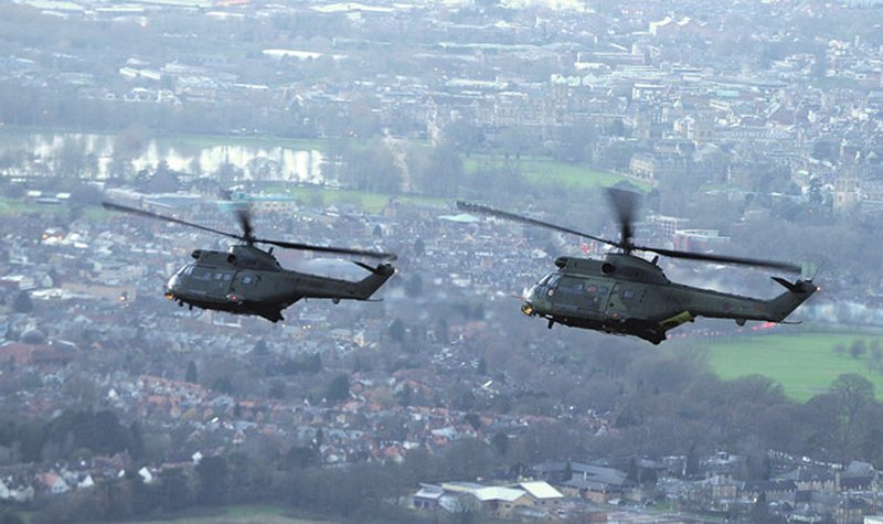 Puma HC1 completes last sortie at RAF Benson