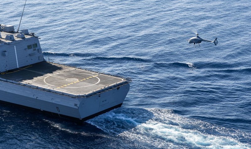 French Navy tests VSR700 naval UAS demonstrator on multi-mission frigate