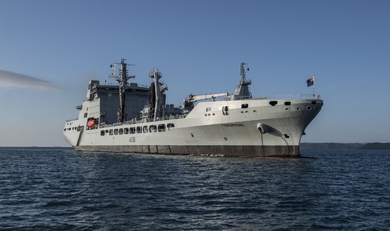 First RFA tanker arrives in UK