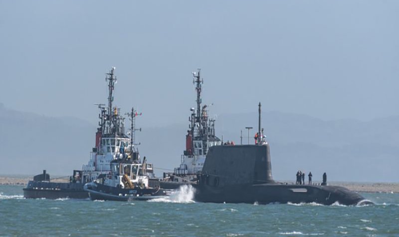 Audacious sets out for home base