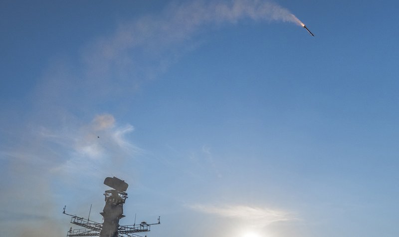 HMS Argyll fires Sea Ceptor