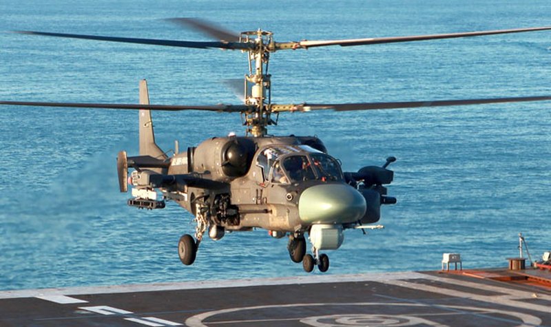 ​Ka-52K first phase of sea testing completed