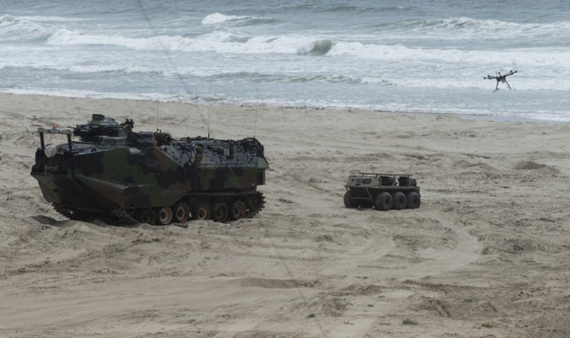USMC and navy conduct technology experiment