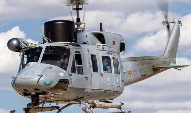 Astronautics updates MFDS software for Spanish AB-212s