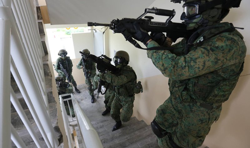 Singapore reorganises military to fight terrorism