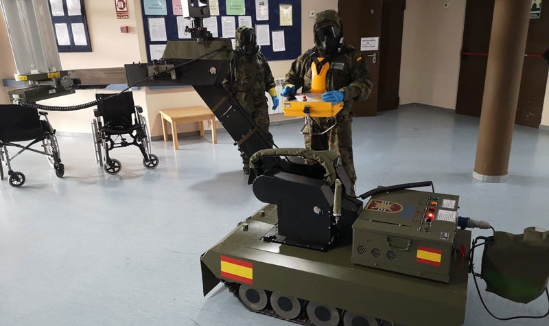 Spanish Army demonstrates indigenous NBC system to NATO members