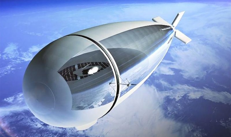 Stratobus prepares for lift-off